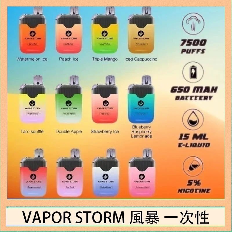 Vapor Storm風暴 Vapor Storm風暴電子煙7500口(5%)一次性